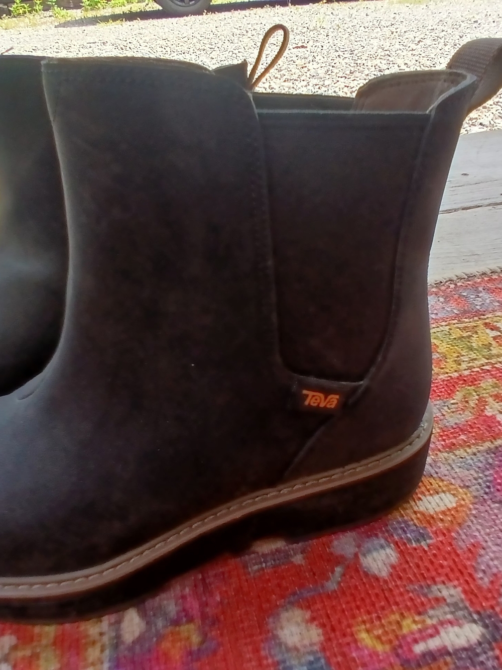 Teva Women's Black Chelsea Ankle Boots Sz 9